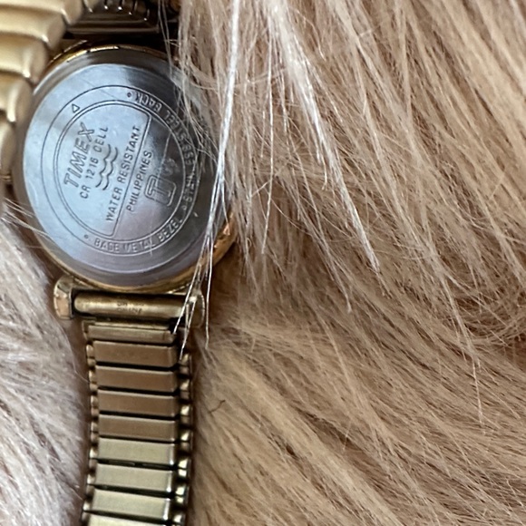 Timex Gold-Tone Watch with White Face - Picture 4 of 4